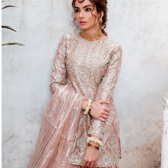 Kanwal Malik “Safa” 3-Piece Stitched Set — Size XS / Brand New - Picture 2 of 11